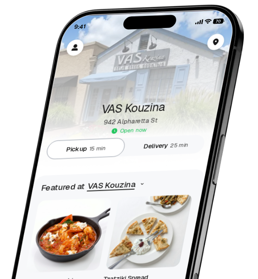 VAS Kouzina app preview